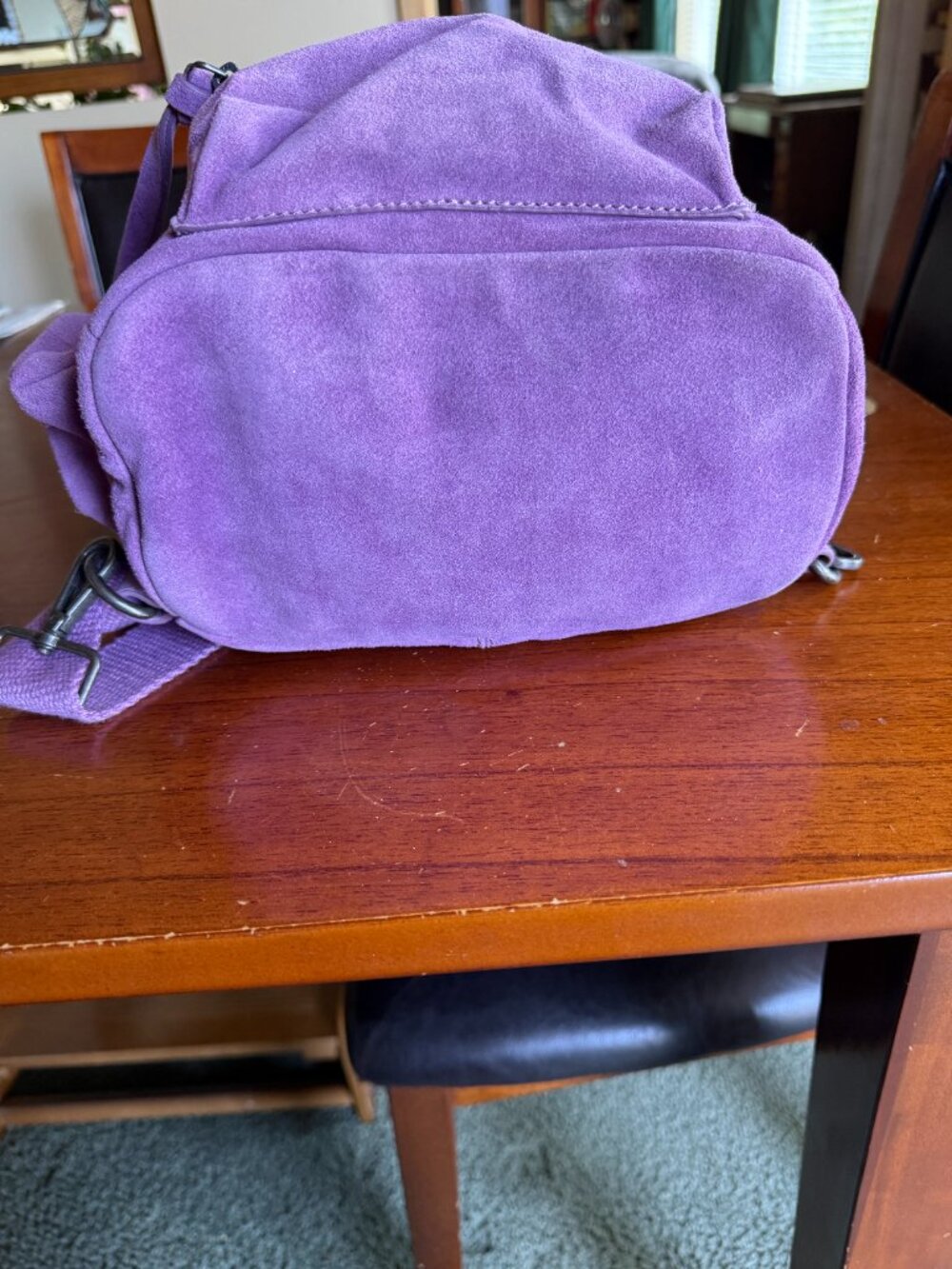 Free People Oxford Suede Sling Bag Orchid - Picture 4 of 6